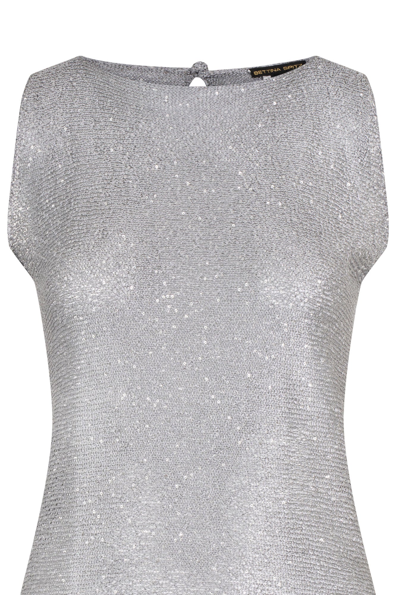 TOP PETITE LENTEJUELA PLATA