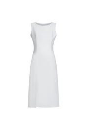 VESTIDO CORTE HOMBRO ABERTURA IVORY