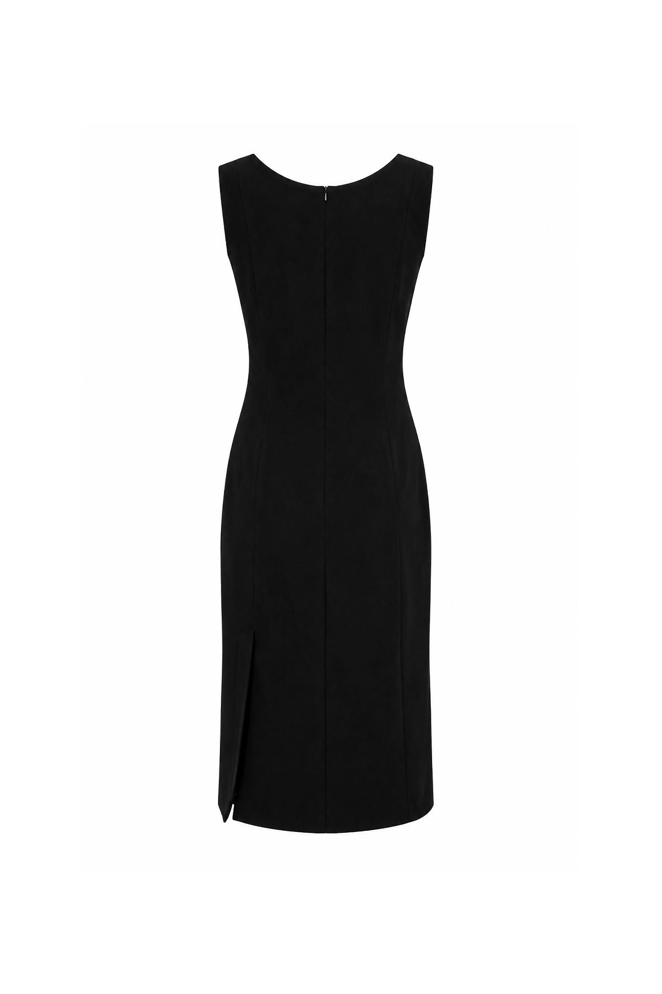 Vestido Corte Hombro Forja Negro
