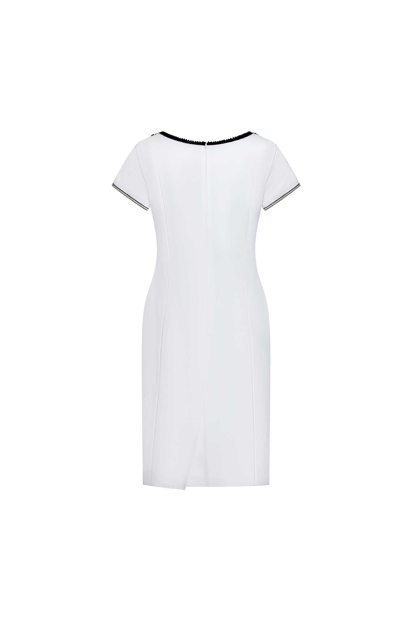 VESTIDO VALENTINA PEDRERIA NACAR