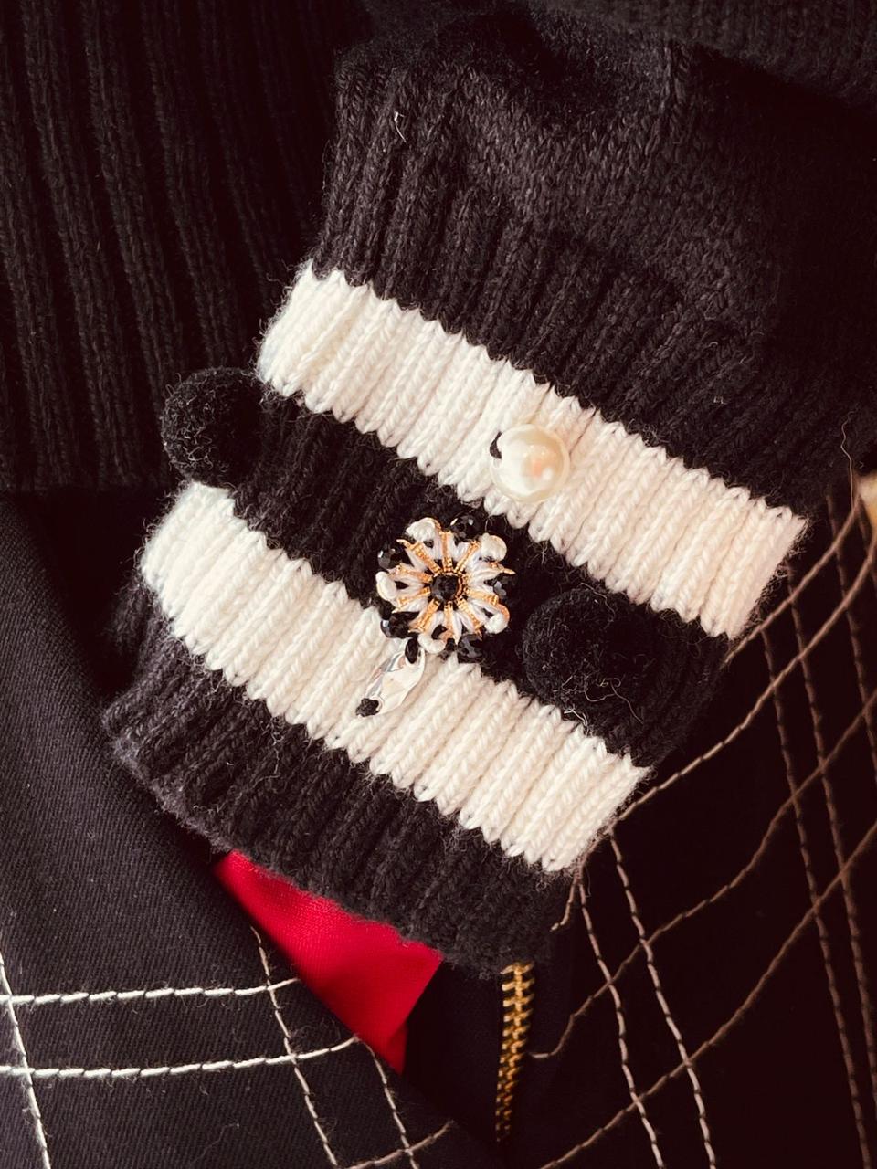 SACO CHAQUETA RAYAS ESTRELLAS NEGRO