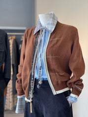 SACO CHAQUETA VIVO TOMBOY CHOCOLATE