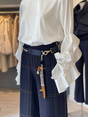 PANTALÓN MILO ESCOCES AZUL