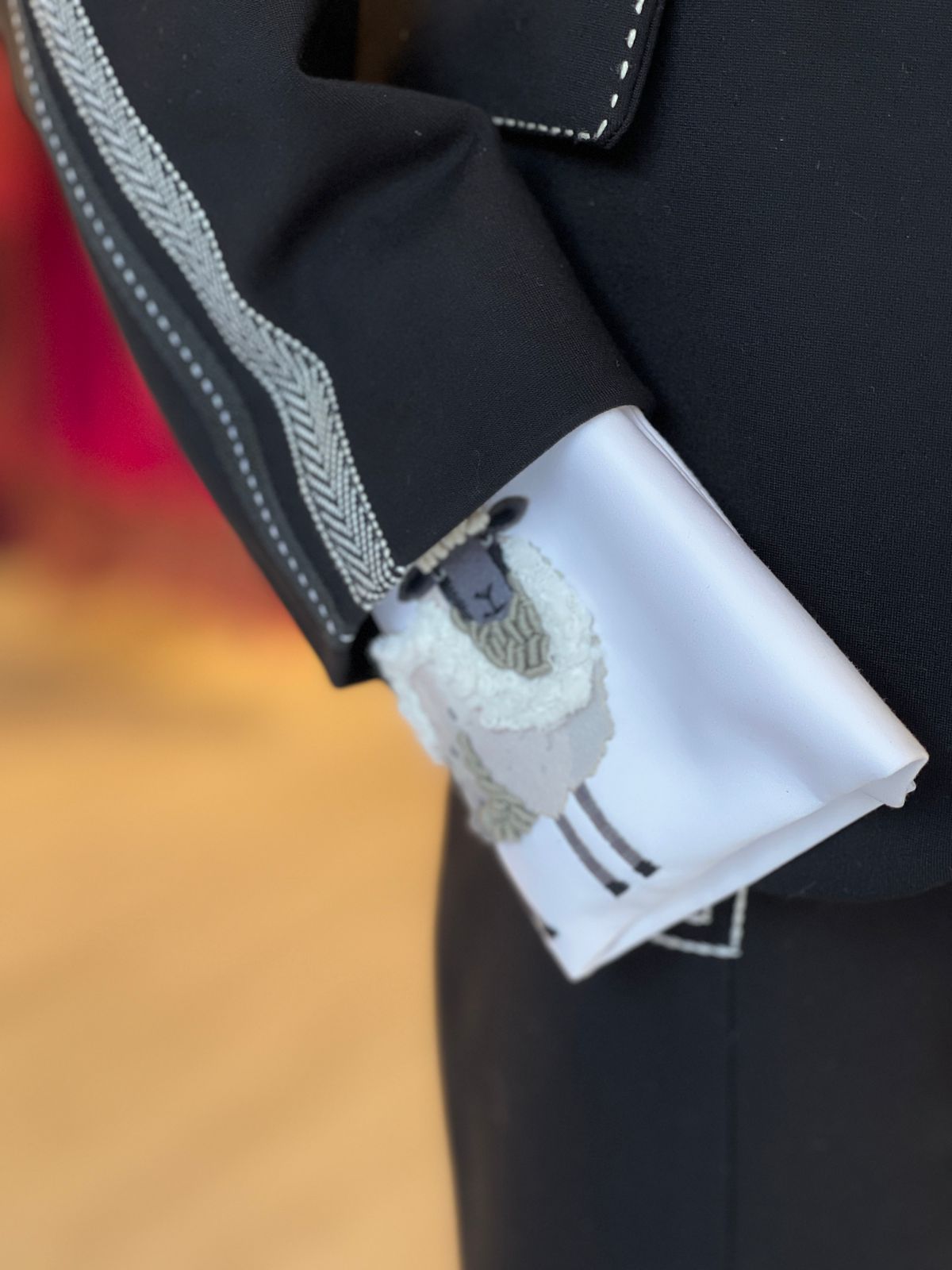 CAMISA SOL PUÑO OVEJA BLANCO