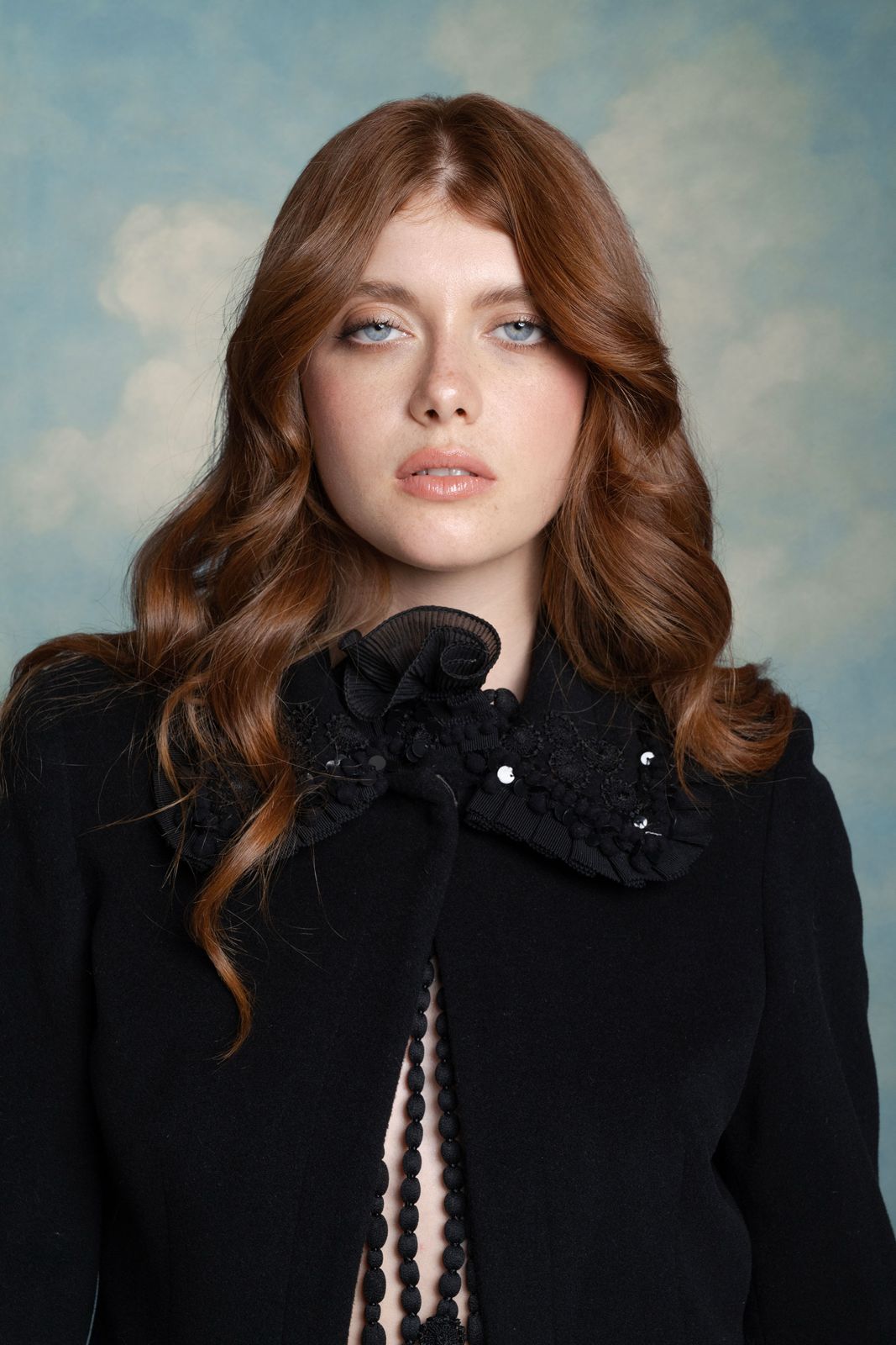 CHAQUETA VALENTINA CUELLO RANDA NEGRO