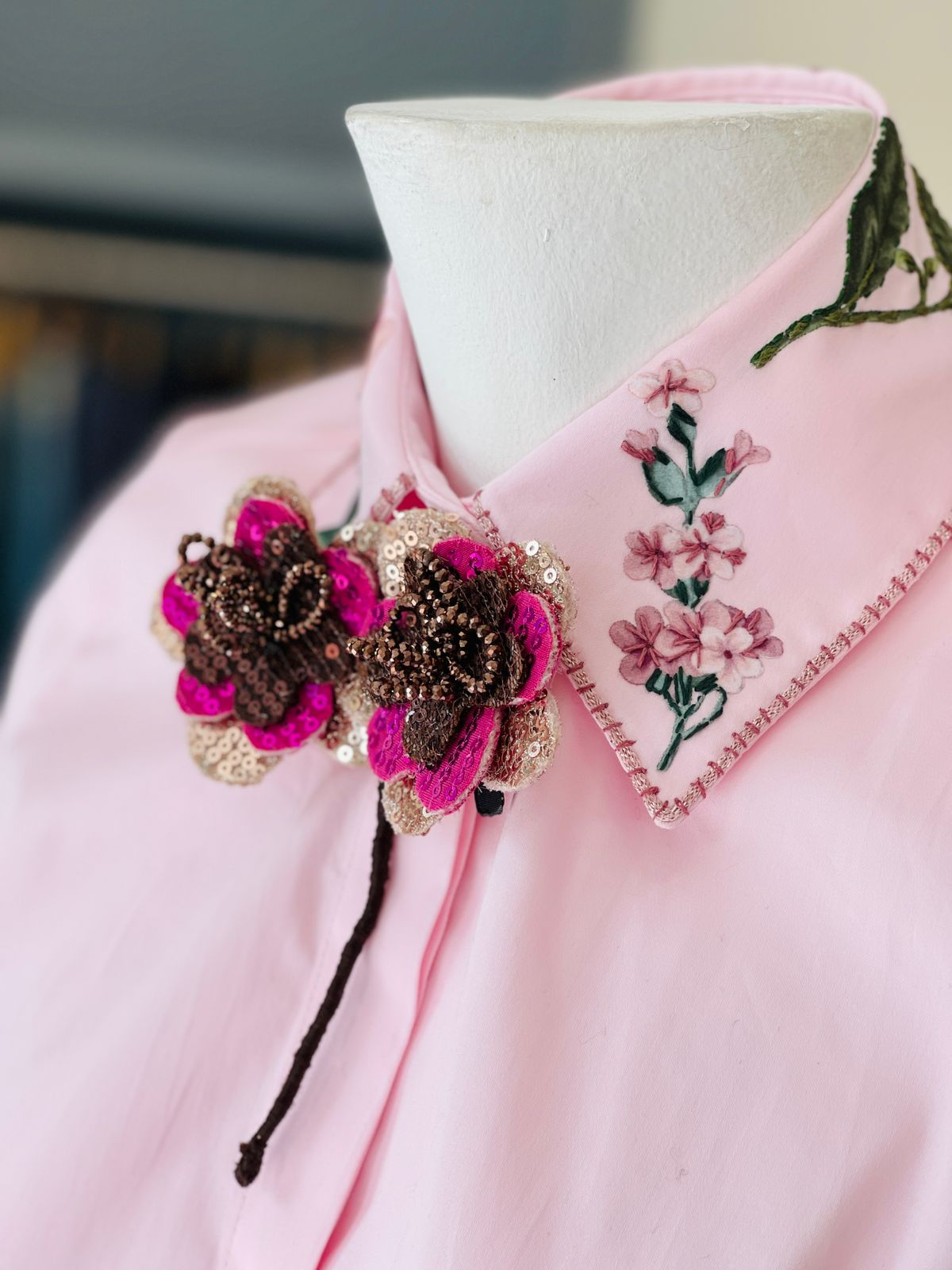 CAMISA SOL MARIA ANTONIETA ROSADO