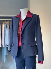 BLAZER JUAN BOTÓN TRENZA NAVY