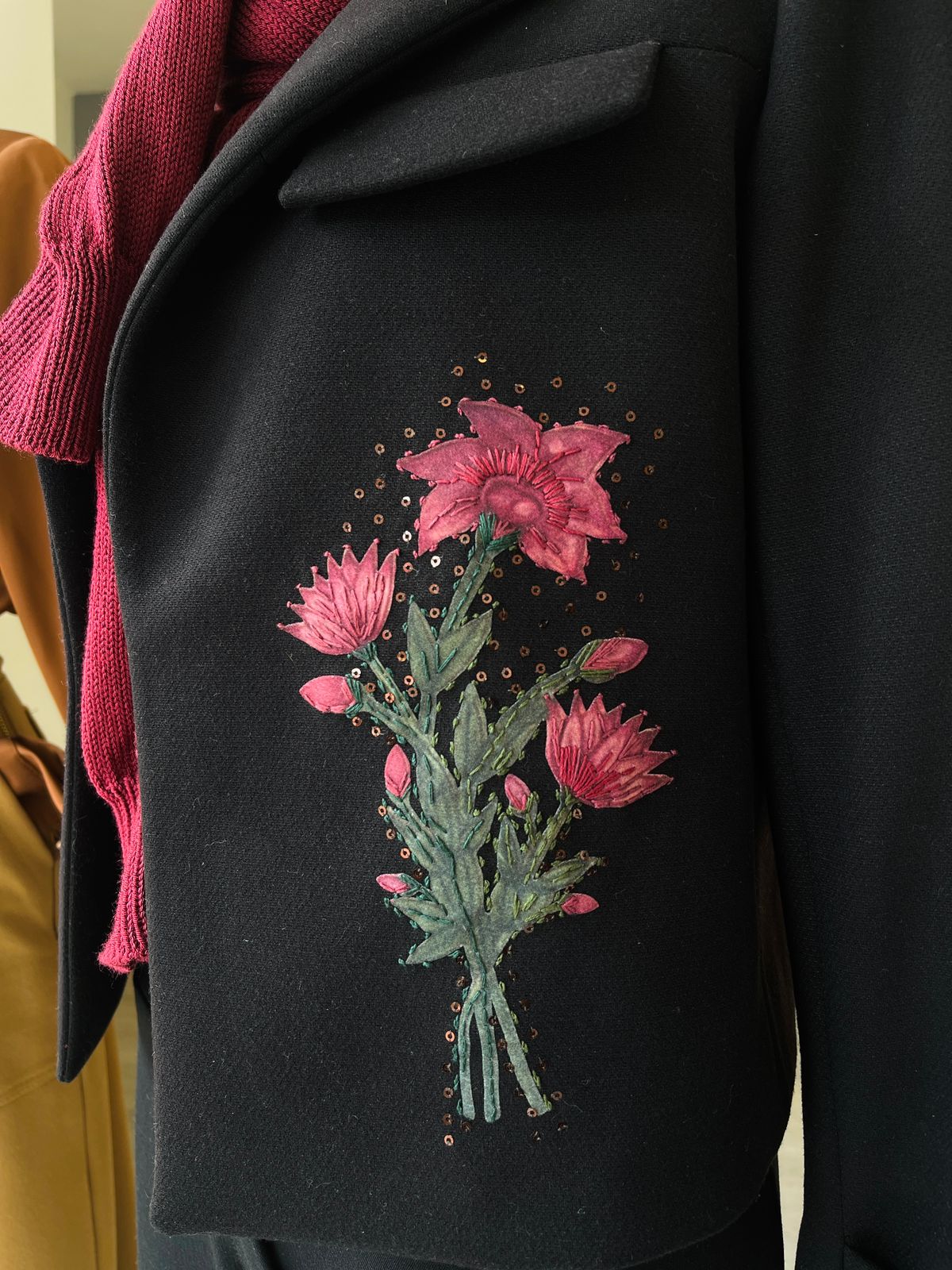 CHAQUETA TAPA BARROCO NEGRO