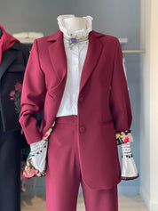 BLAZER LARGO VINOTINTO