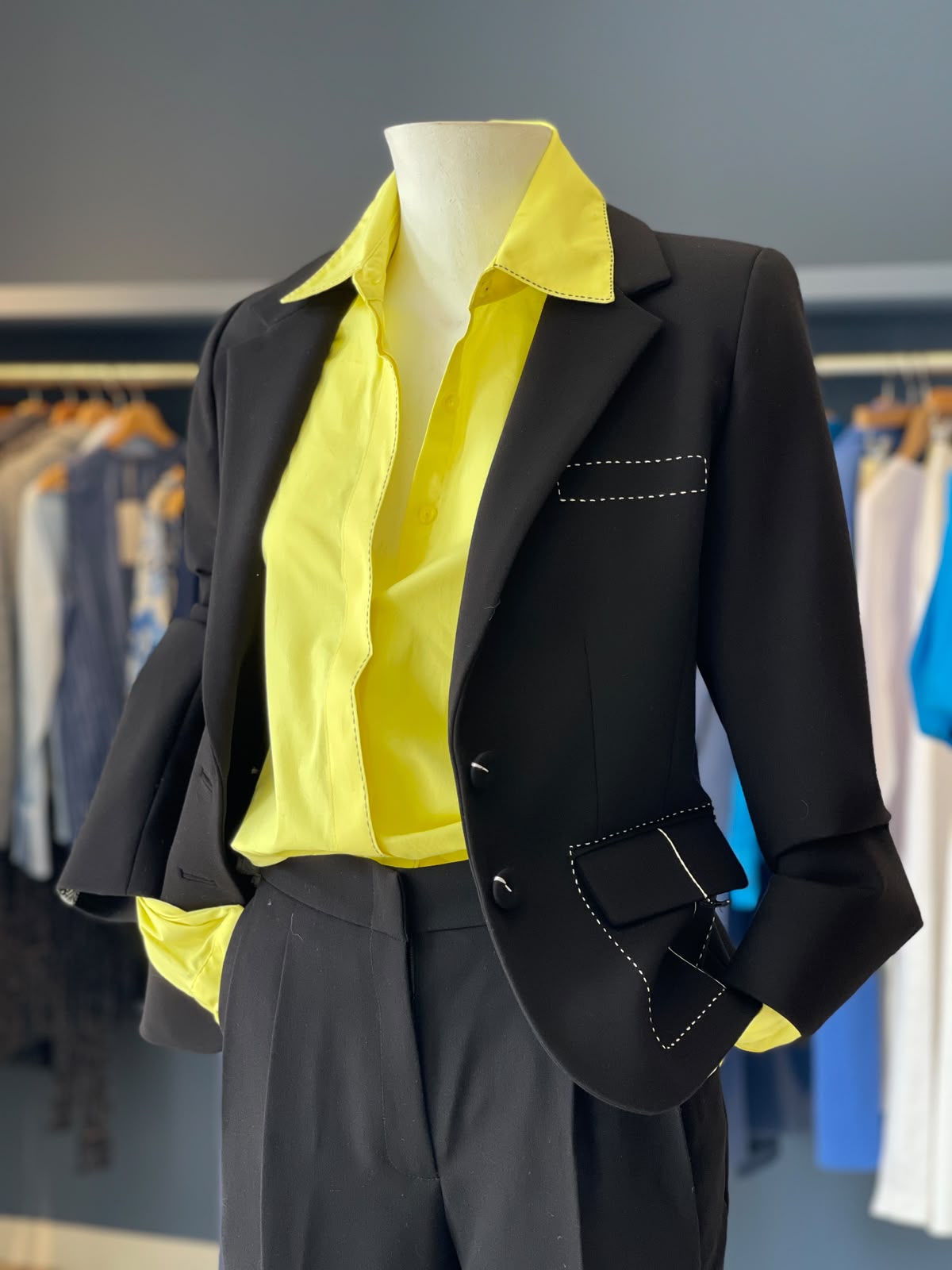 Blazer Juan Cartoon Negro