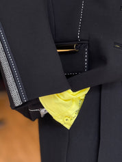 Blazer Juan Cartoon Negro