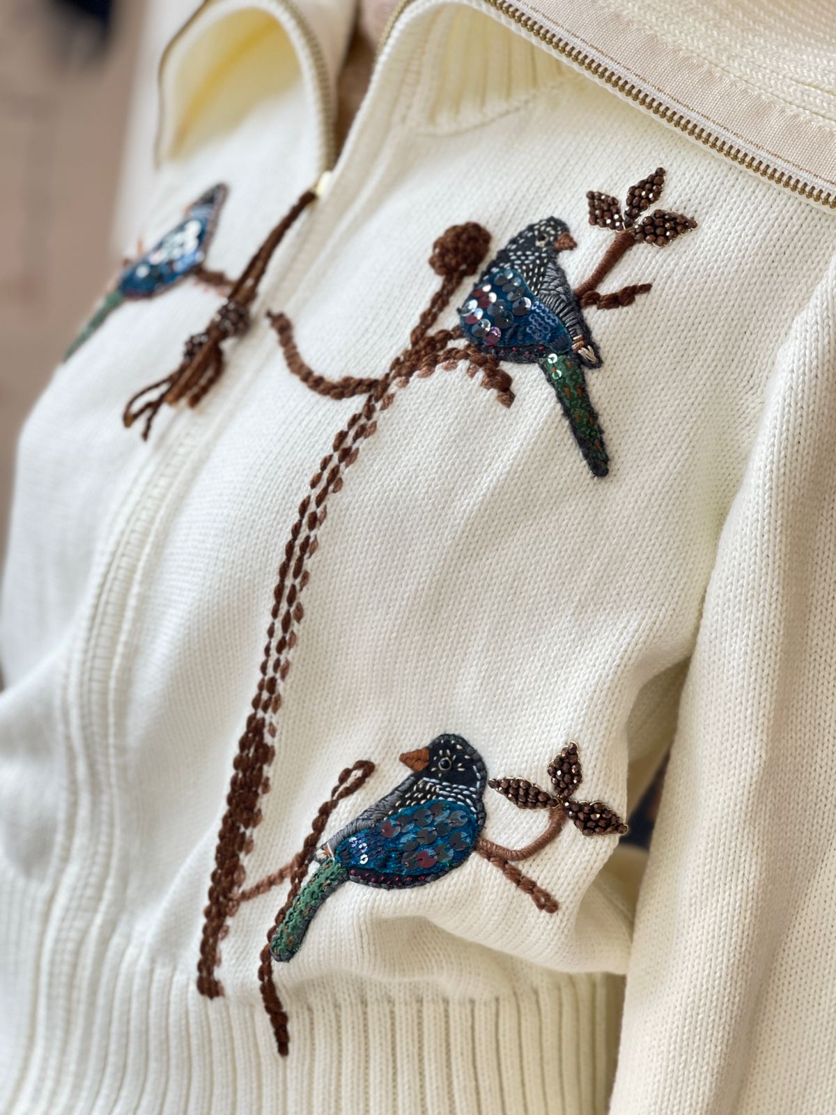 Saco Cremallera Azulejos Nácar