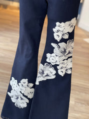 Jean Campana Flor Hilo Navy