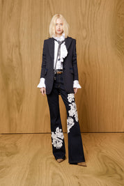 Jean Campana Flor Hilo Navy