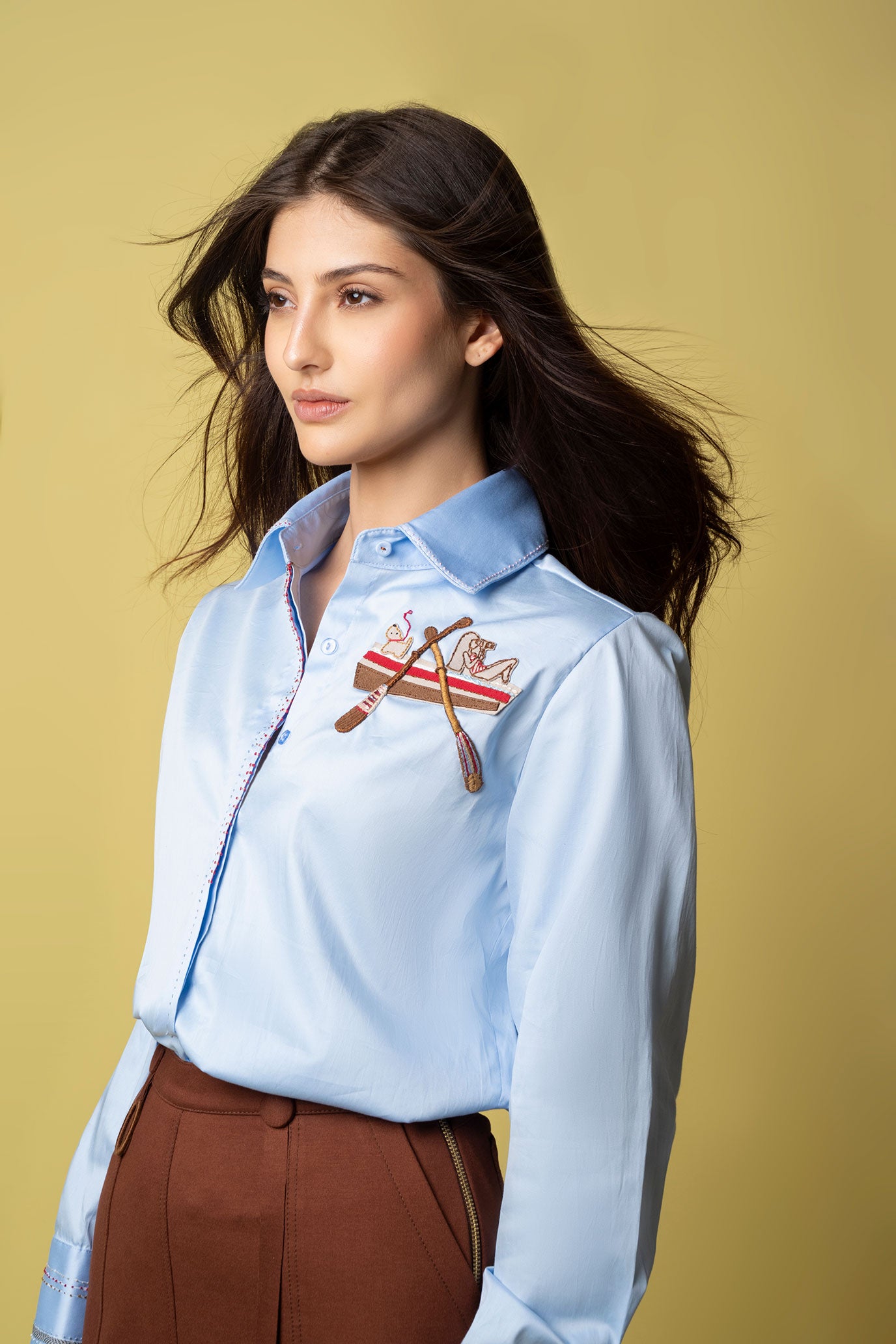 Camisa Sol Canoa Cielo