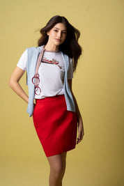 T-shirt Basic Canoa Blanco