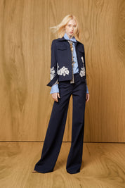 Pantalón Patch Ancho Navy